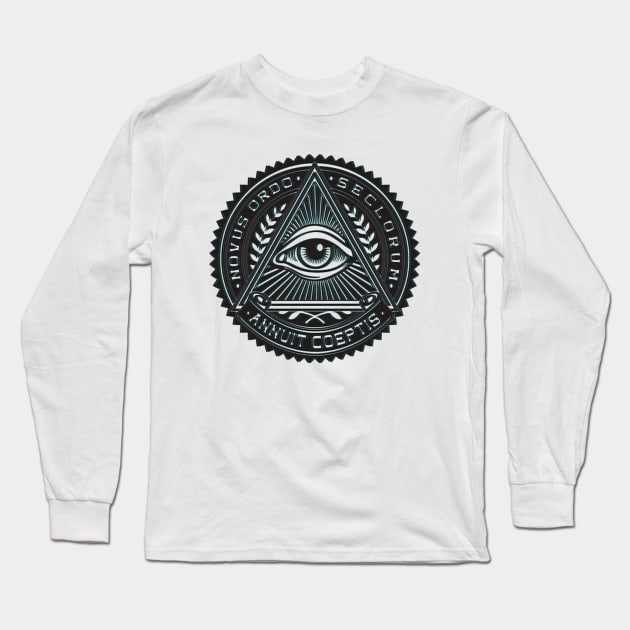 illuminati Long Sleeve T-Shirt by DarkCry